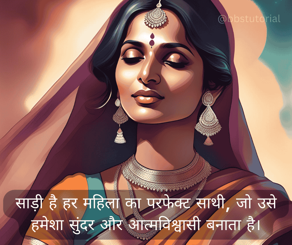 Saree Quotes in Hindi 3